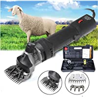 Sinbide 690W - Cortapelos eléctrico profesional para oveja animales oveja lana de cabra- color negro
